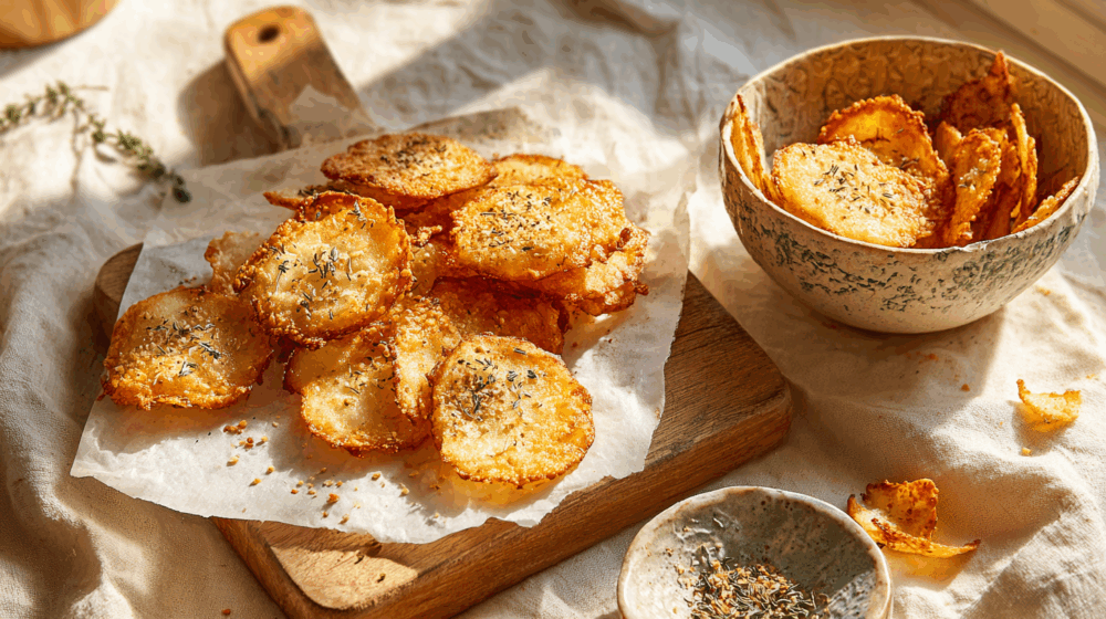 Crispy One-Ingredient Cottage Cheese Chips