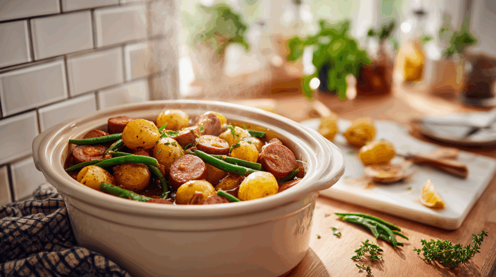 Easy Slow Cooker Swamp Potatoes