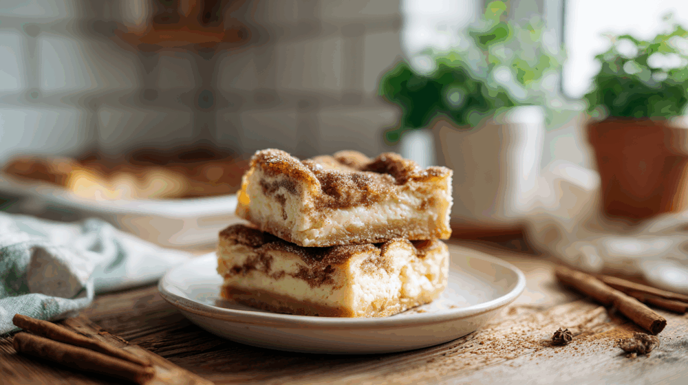 Easy Churro Cheesecake Bars