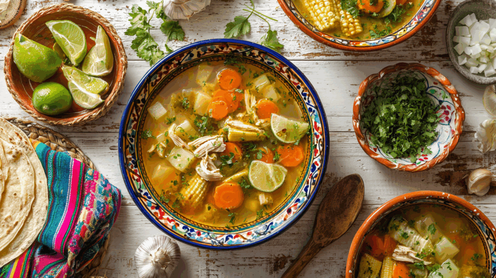 Authentic Mexican Chicken Soup (Caldo de Pollo)